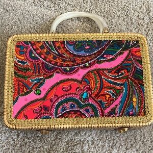 Faye Mell Designs vintage wicker purse